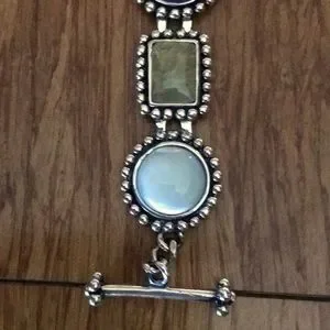 NIB Kristine Quartz Watch Multi Stone Toggle Bracelet Kristine | Accessories | Nib Kristine Quartz Watch Multi  main image 4